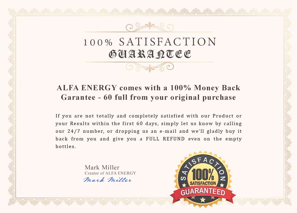 Alpha Energy Money back